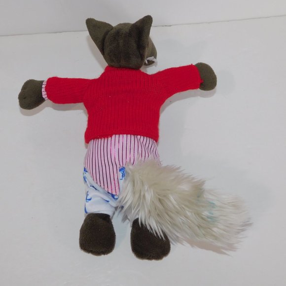 Auzou Le Loup The Little Wolf 10" Plush Stuffed Doll - Picture 5 of 5